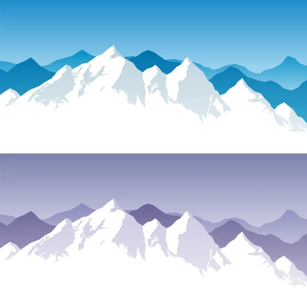 Mountain Range — Stock Vector