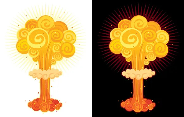 2.核爆炸 — 图库矢量图片