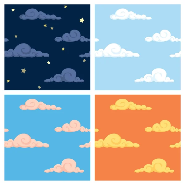 Modèles de ciel — Image vectorielle