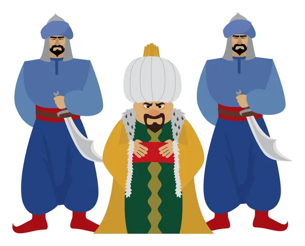 Sultán — Archivo Imágenes Vectoriales