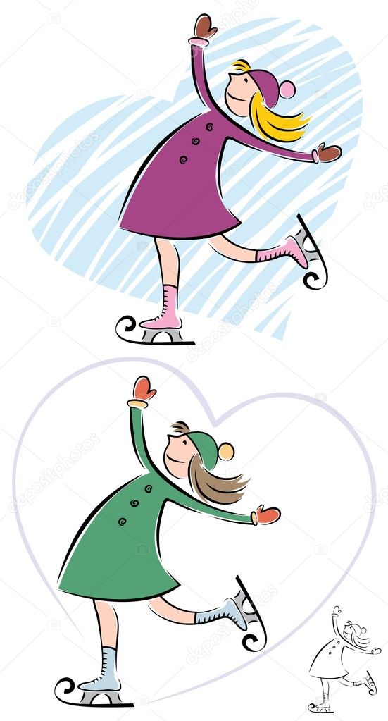 Ice Skating Girl