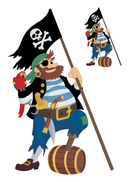Pirata — Vettoriale Stock