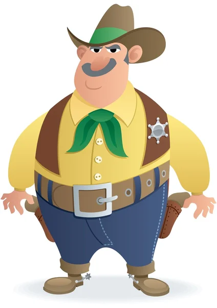 Sheriff. — Vector de stock