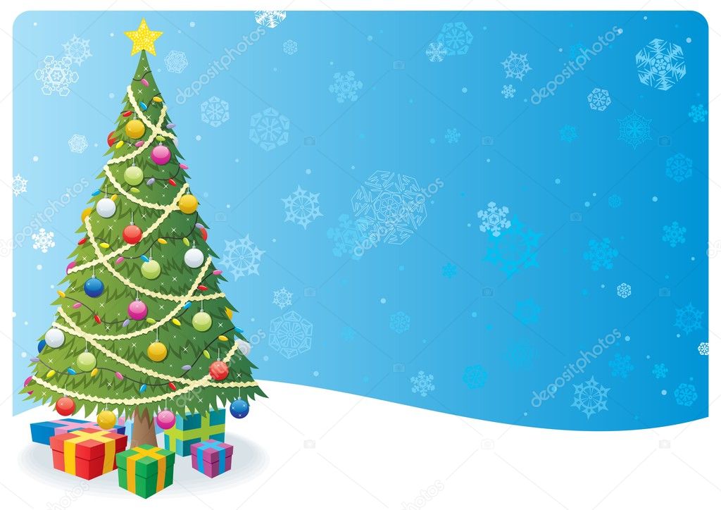 Christmas Tree Background 1