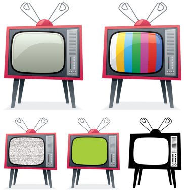 Retro TV clipart