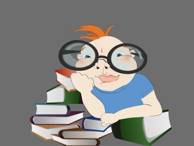 Little Reader clipart