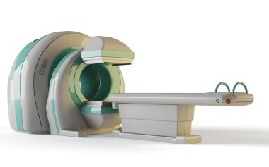 Magnetic Resonance Imaging scanner. clipart