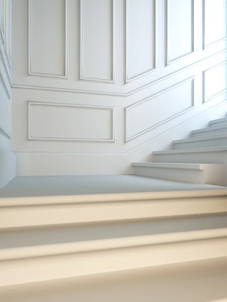 Treppe im klassischen Stil. — Stockfoto