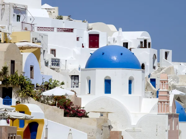 Grieks dorp glimp Stockfoto