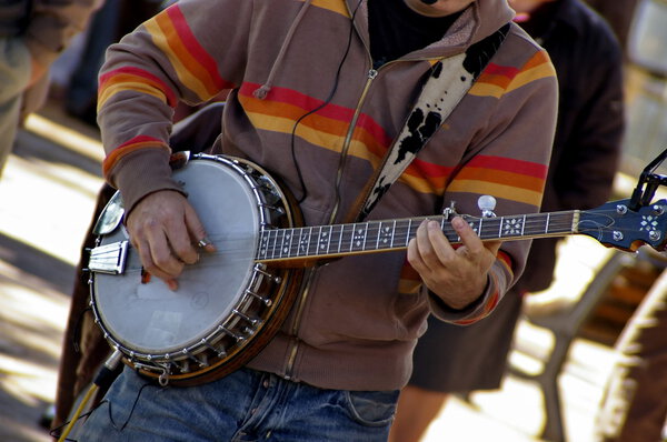 Banjo player