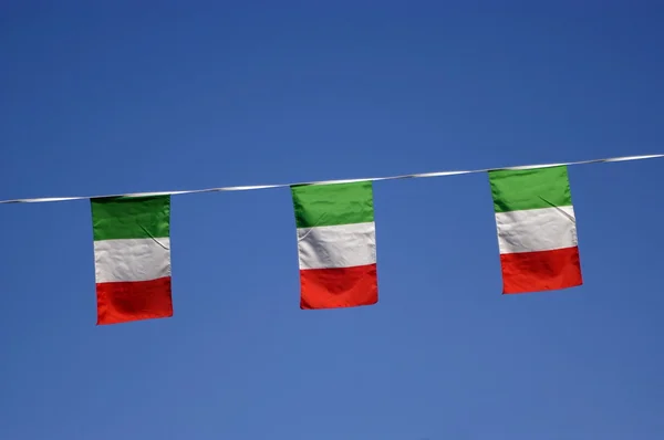 이탈리아 깃발 스톡 사진