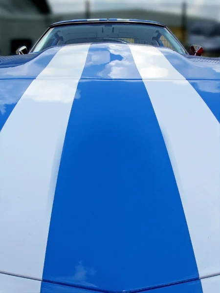 Carro azul — Fotografia de Stock