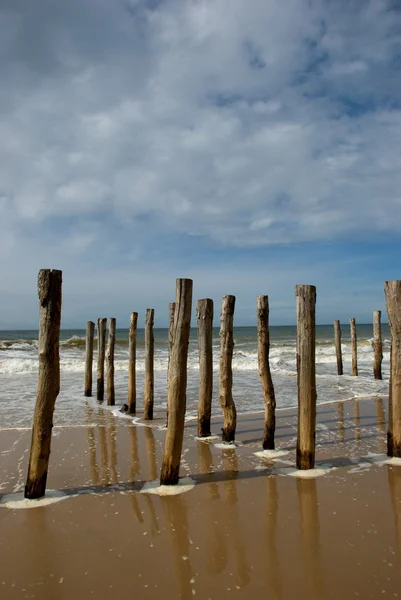 Playa, mar, normandía — Zdjęcie stockowe