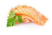 Background texture of raw salmon - Free Stock Image
