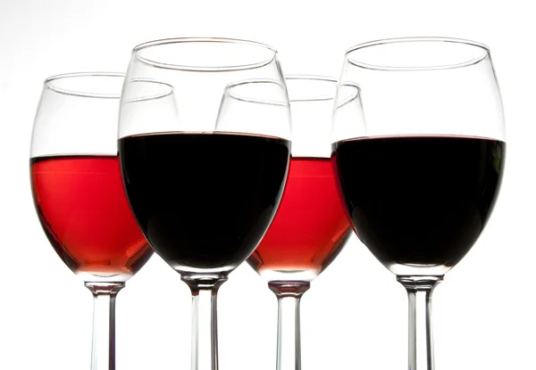 stock image Four Glasses of Wine