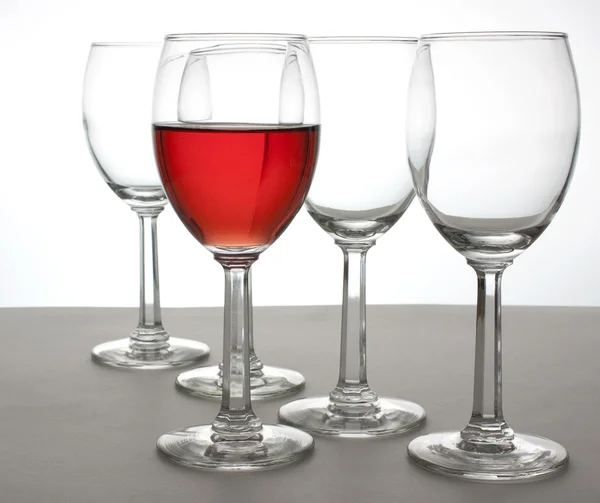 Et glass vin – stockfoto
