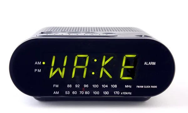 Word Wake saatli radyo — Stok fotoğraf