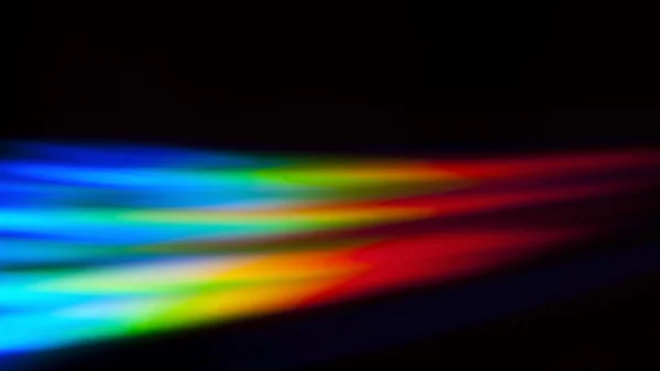 光のスペクトルを反映 ストック写真