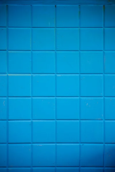 Mur en brique bleue — Photo