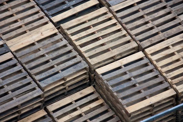 Dřevěné palety — Stock fotografie
