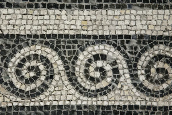 Римская мозаика - Римский дом - Сполето - Италия Стоковая Картинка