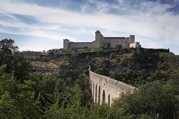 Albornoz fortress. Spoleto. Umbria. Italy — Stock Photo, Image