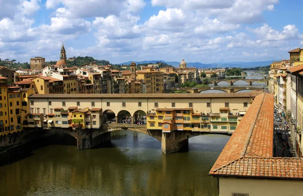 Italy. Florence. Bridge Ponte Vecchio — Stock Photo, Image