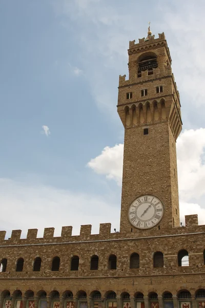 Palazzo Vecchio at Florence, Italy - Detail — Stock Photo, Image