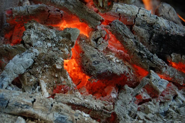 Carbón en llamas — Foto de Stock