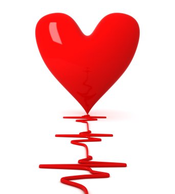 Heart beat clipart