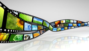 Film with images clipart