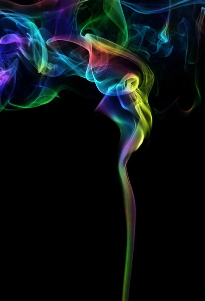 Färgglada rök — Stockfoto