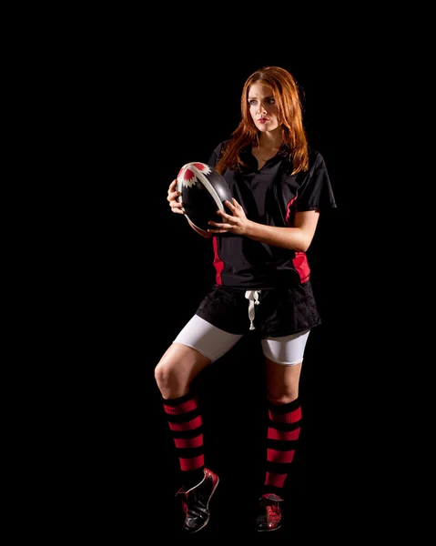 Kvinnors Rugby — Stockfoto