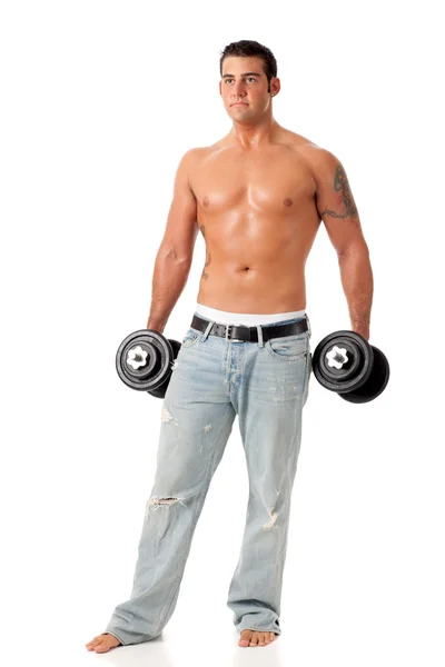 Lifting Weights — Stock Photo, Image
