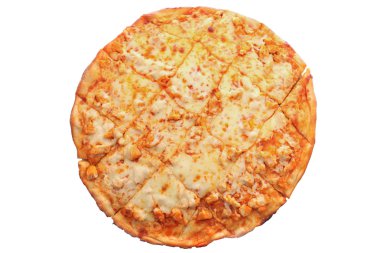 Buffalo stili tavuk pizza