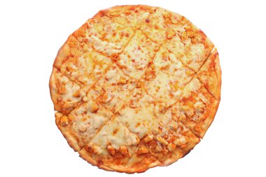 Buffalo style chicken pizza clipart