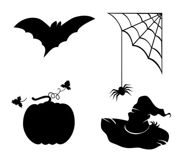 Coleta de vetor para Halloween1 Vetores De Bancos De Imagens Sem Royalties