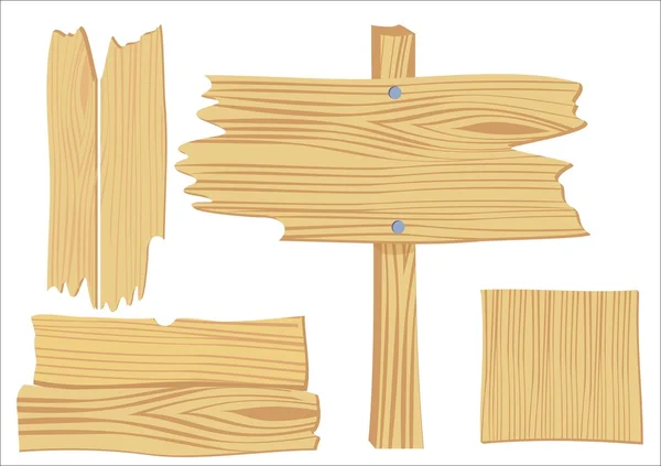 Boutons en bois — Image vectorielle