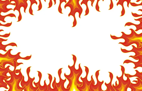 Cadre de feu — Image vectorielle