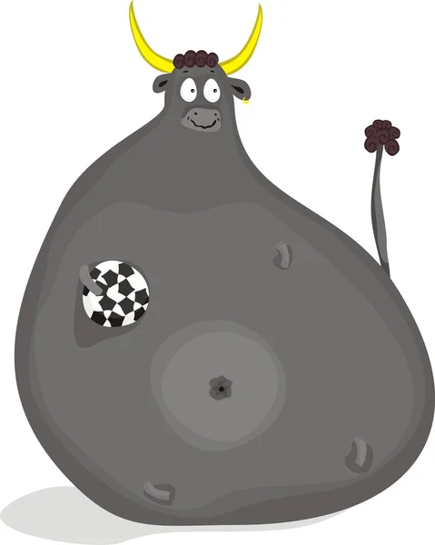 Ox voetballer — Stockvector