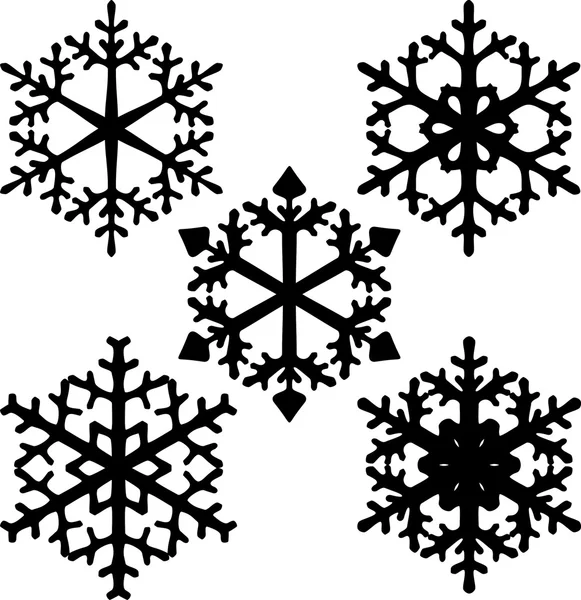 Νιφάδες χιονιού — Διανυσματικό Αρχείο