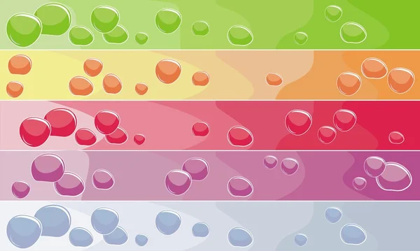 水和泡沫 — 图库矢量图片