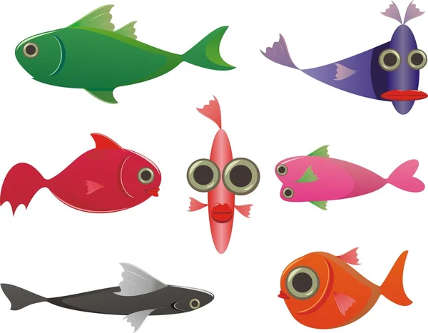 Set of Fish — Stock Photo, Image
