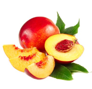 Nectarine. clipart