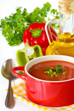 Tomato soup. clipart