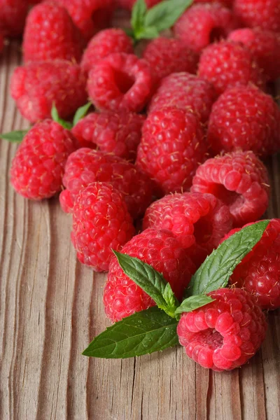 Raspberries close-up. — Stock Photo, Image