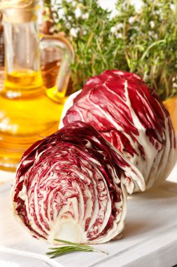 Fresh gargen radicchio. clipart