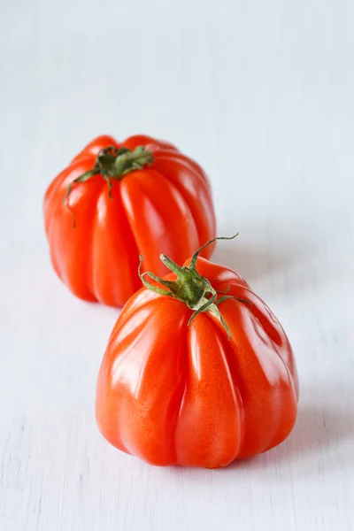 Dvě rajčata. — Stock fotografie
