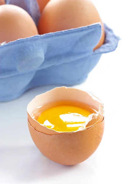 Свежие яйца . — стоковое фото