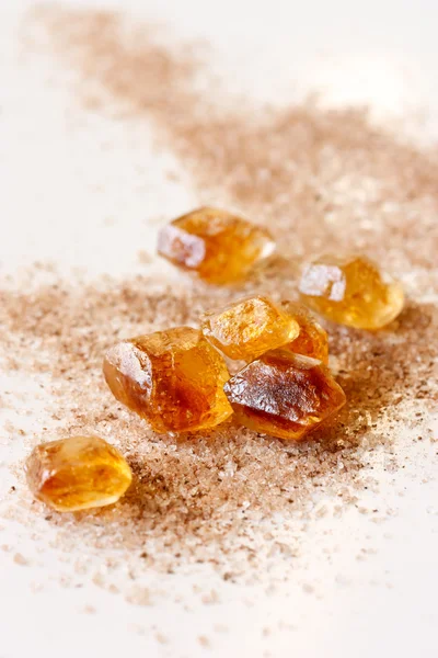 Brown and vanilla sugar. — Stock Photo, Image